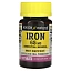 Mason Natural, Железо, без сахара, 65 мг, 100 зеленых таблеток