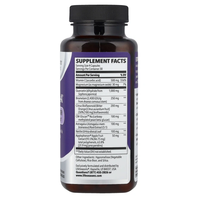 LifeSeasons, Therapeutics, Breathe-X®, 120 растительных капсул