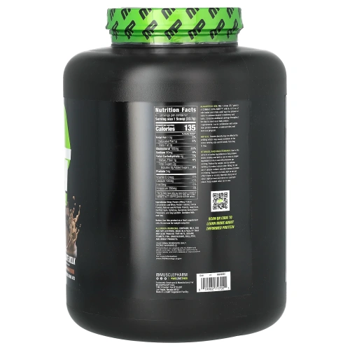 MusclePharm, "Битва", 100% сывороточный белок со вкусом шоколадного молока, 80 унций (2269 г)