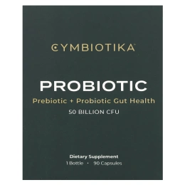 Cymbiotika, Пробиотик, 50 млрд КОЕ, 90 капсул