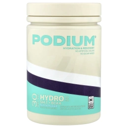 Podium Nutrition, Hydro & Salt 2025 + BCAA, жидкий вкус голубой малины, 408 г (14,39 унции)