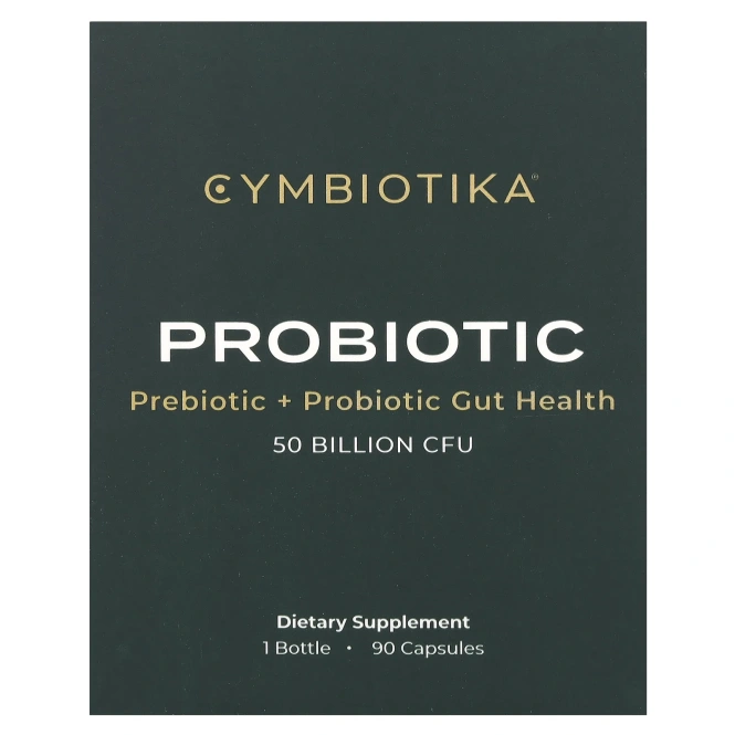 Cymbiotika, Пробиотик, 50 млрд КОЕ, 90 капсул