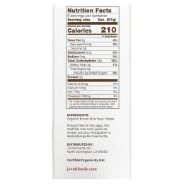 Jovial, Органическая паста (макаронные изделия) из коричневого риса, фарфалле, 12 унций (340 г)