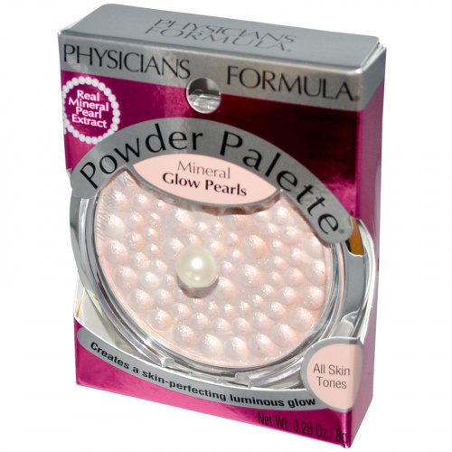 Physicians Formula, Минеральная пудра, Glow Pearls, прозрачная, 0,28 унции (8 г)
