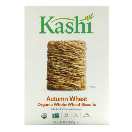 Kashi, Whole Wheat Biscuits, Organic Autumn Wheat, 16.3 oz ( 462 g)
