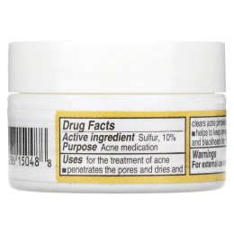 De La Cruz, Серная мазь, средство против медикаментов, максимальная сила, 0,21 унц. (6 г)