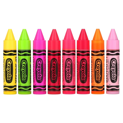Lip Smacker, Crayola, набор бальзам для губ, 8 в упаковке, 4,0 г (0,14 унции) каждый