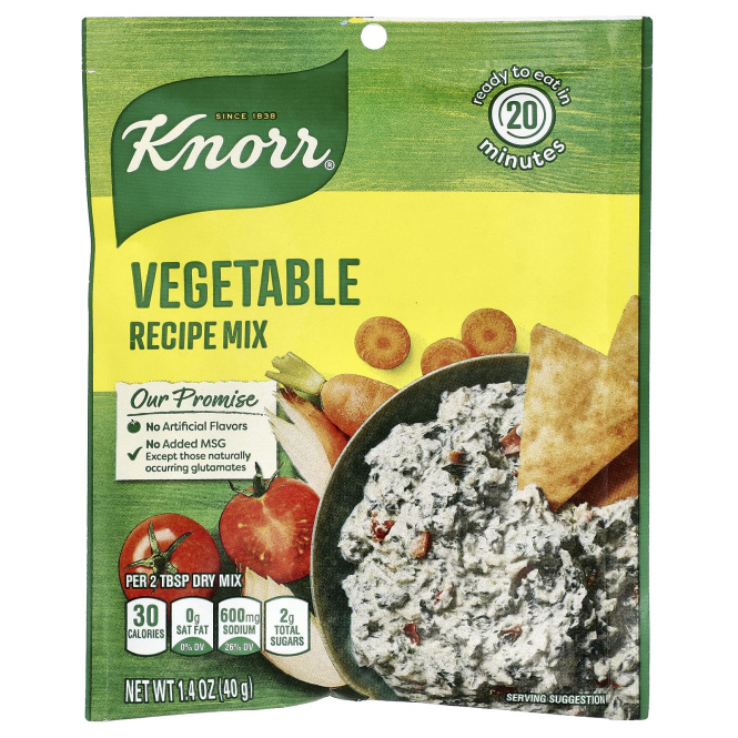 Knorr, Смесь "Овощной рецепт", 1,4 унции (40 г)
