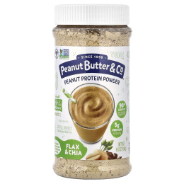 Peanut Butter & Co., арахисовый протеиновый порошок, лен и чиа, 184 г (6,5 унции)