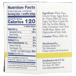 Daelmans, Stroopwafels, мед, 8 вафель, 230 г (8,11 унции)