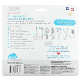 Fisher-Price, Набор для ухода, от 0 месяцев, набор из 12 предметов
