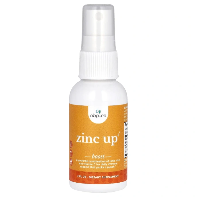 NB Pure, Zinc Up+, 2 жидких унции