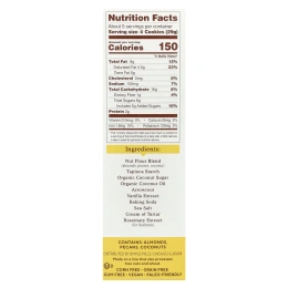 Simple Mills, От природы не содержит глютена, хрустящее обжаренное печенье с пеканом, 156 г