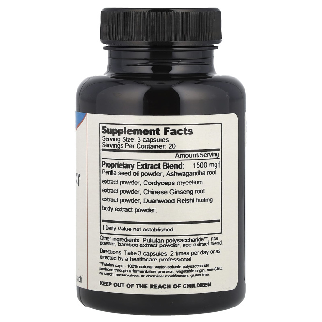 Dragon Herbs, Perilla Clear, 450 мг, 60 растительных капсул