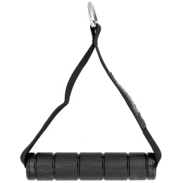 Serious Steel Fitness, Нейлоновая D-образная ручка, черная, 1 шт.