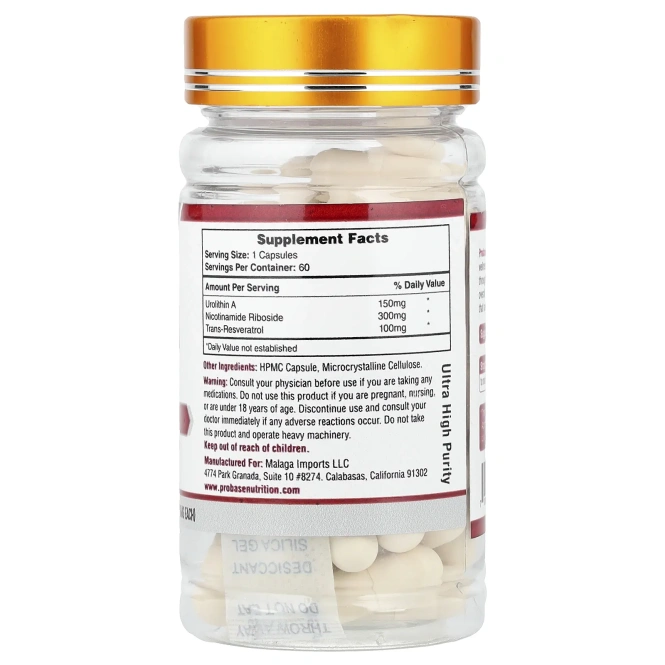 Probase Nutrition, уролитин А, 60 капсул