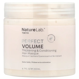 NatureLab Tokyo, Perfect Volume, утолщающая и кондиционирующая маска для волос, 200 мл (6,7 жидк. Унции)