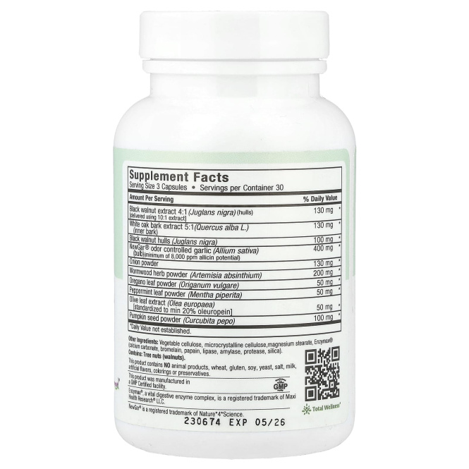 Maxi Health, Para-Maxi Cleanse ™, 90 капсул