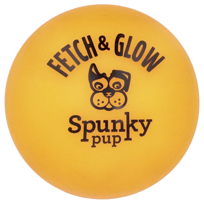 Spunky Pup, Fetch & Glow, шарик, большой, 1 шт.