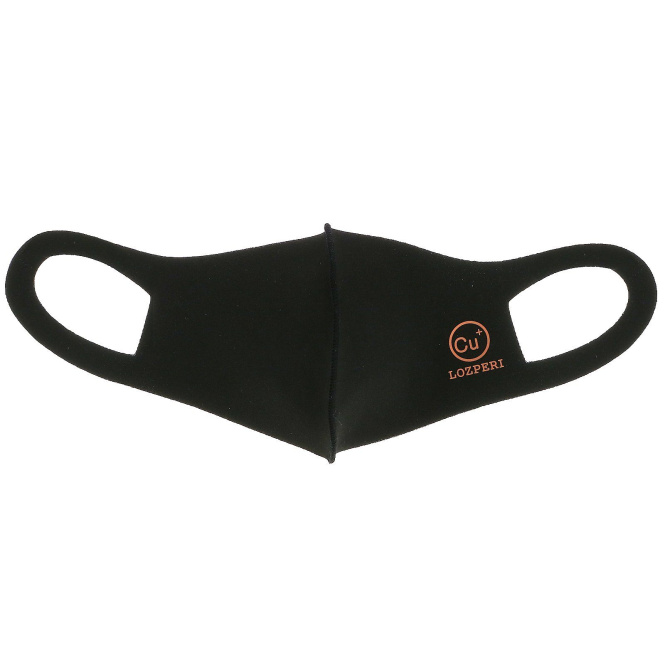 Lozperi, Copper Mask, Adult, Black, 1 Mask