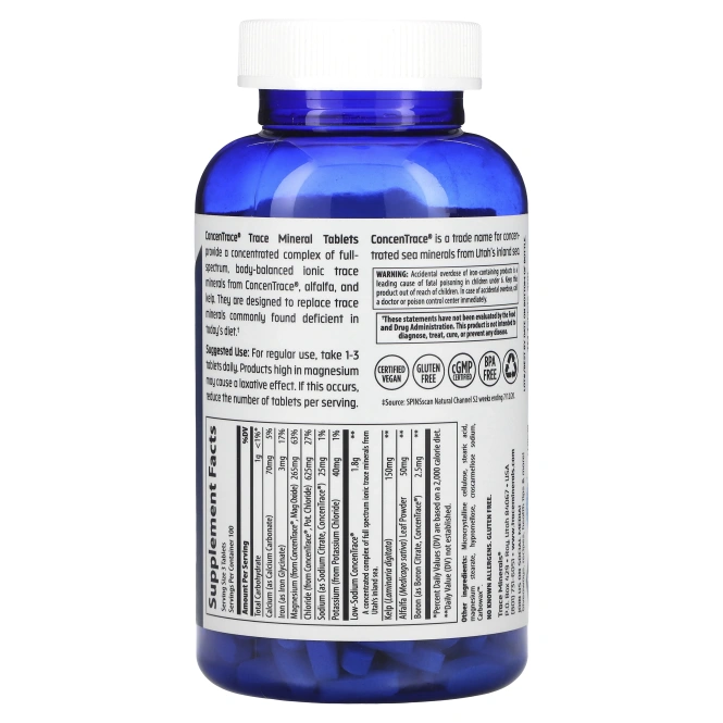 Trace Minerals Research, Таблетки с микроэлементами, 300 таблеток