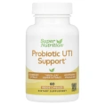 Super Nutrition, пробиотическая добавка для поддержки при ИМП, 60 растительных капсул
