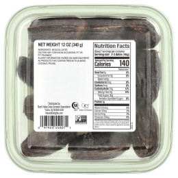 Natural Delights, Свежие финики Medjool, без косточек, 340 г (12 унций)