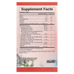 Natural Factors, 100% масло дикого аляскинского лосося, 1300 мг, 180 желатиновых капсул Enteripure