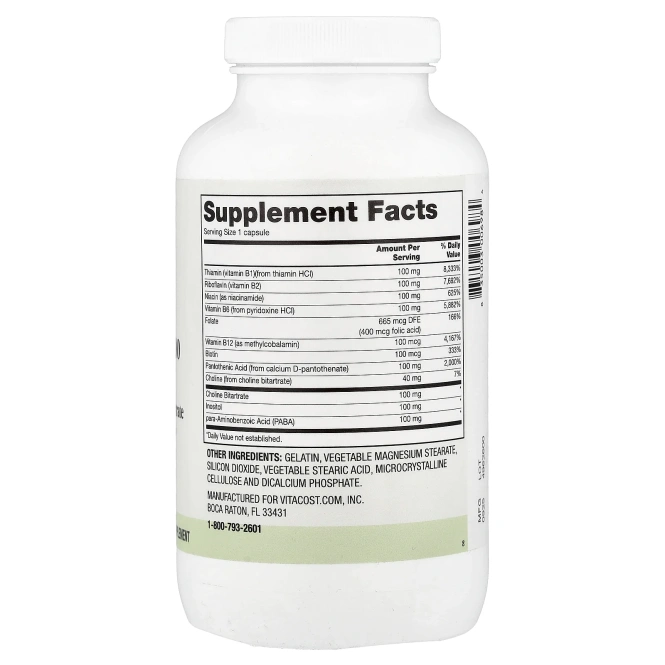 Vitacost, Everyday, Complete B-100 Complex, 300 Capsules
