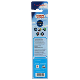 Brush Buddies, Зубная щетка "Томас и друзья", дорожный набор, мягкая, 1 зубная щетка с колпачком