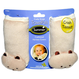 Summer Infant, Travel Pals, уютные ременные петли, 2 покрытия на жгуты