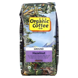 Organic Coffee Co., Лесной орех, молотый, 340 г (12 унций)