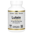 California Gold Nutrition, лютеин, 90 вегетарианских капсул
