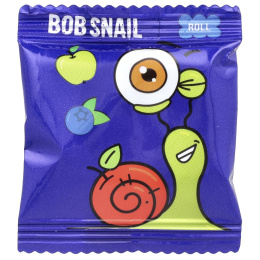 Bob Snail, фруктовые рулетики, яблоко и голубика, 10 рулетов по 10 г (0,35 унции)