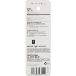 Rimmel London, Набор для моделирования бровей Brow This Way, 001 палитра для блондинок, 1 шт