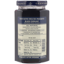 Chantaine, Deluxe Preserves, Черная смородина 11.5 унции (325 г)