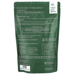 True Sea Moss, Органический витаминный комплекс премиального качества в порошке с морским мхом, 227 г (8 унций)