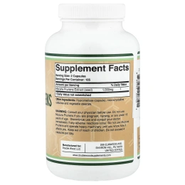 Double Wood Supplements, NMN, 60 капсул (125 мг в 1 капсуле)