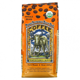 Raven's Brew Coffee, Кофе с козьим мясом Three Peckered Billy, органический, цельнозерновой, темная обжарка, 12 унций (340 г)