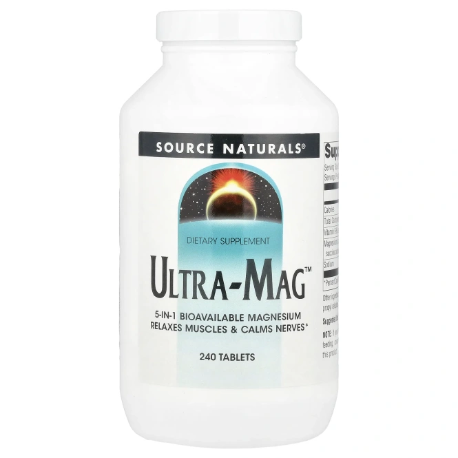 Source Naturals, Ultra-Mag 240 таблеток