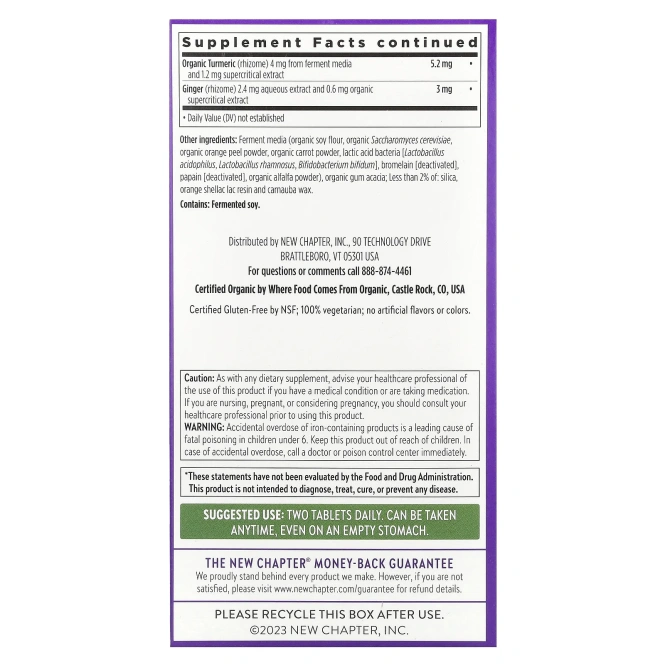 New Chapter, Мультивитамины для женщин, 120 таблеток