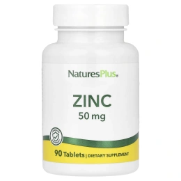 Nature's Plus, Цинк, 50 мг, 90 таблеток