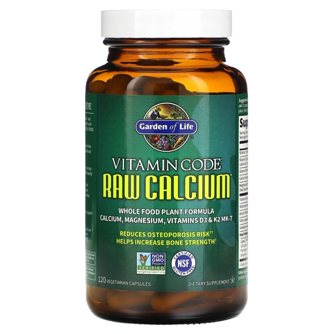 Garden of Life Vitamin Code RAW Calcium, 120 капсул
