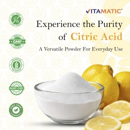 Vitamatic, цитрусовая кислота в порошке, 2,26 кг (80 унций)