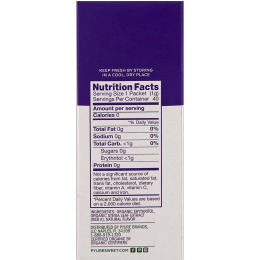 Pyure, Cтевия органического происхождения, пакеты с гранулированным подсластителем, 40 упаковок, 40 г (1,4 унции)