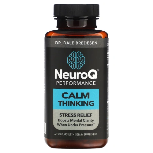 LifeSeasons, NeuroQ Performance, для спокойного мышления, 60 растительных капсул