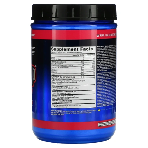 Gaspari Nutrition, SuperPump Max, лучшая добавка для приема перед тренировкой, арбуз, 1,41 фунта (640 г)