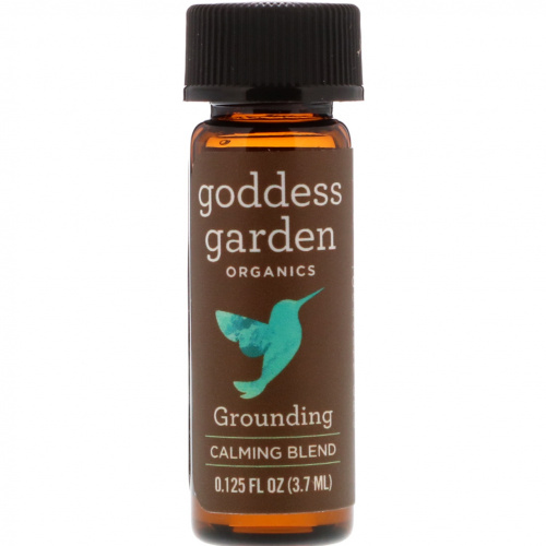 Goddess Garden, Органический продукт, Заземление, Купаж для ароматерапевтического браслета, 0,125 ж. унц.(3,7 мл)