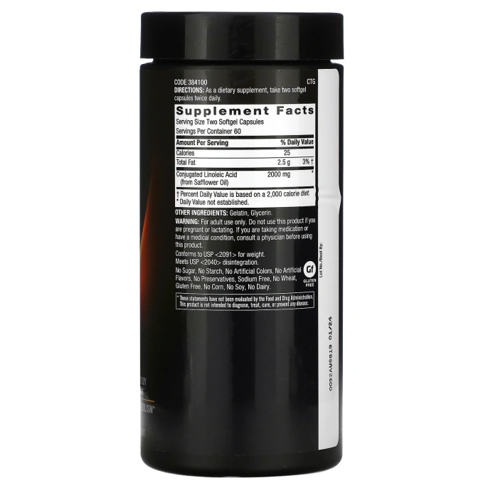 GNC Body Dynamix, CLA, Conjugated Linoleic Acid, 120 Softgels