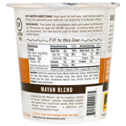 Earnest Eats, Суперфуд с овсянкой, Какао + кешью+ тыквенные семечки, Смесь майя, 2,35 унции (67 г)